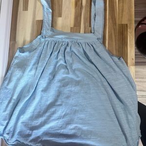 Free People flowy light blue summer top